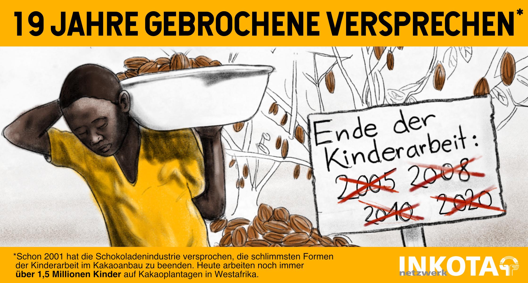 Kinderarbeit gebrochene Versprechen